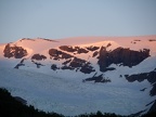 Day045b (3845 visits) Vue du glacier, le soir vers minuit depuis l'endroit de mon bivouac Day045b