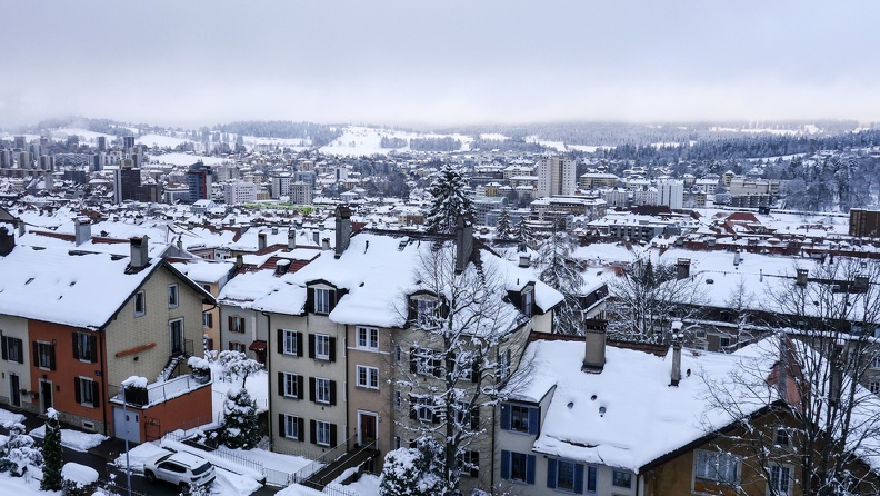 La Chaux-de-Fonds, le soir d'avant depuis le balcon de l'appartement de notre ami Bivouacs2021-7.jpg