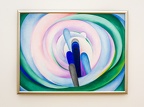 O'Keeffe - Bâle 2022/13 (2377 visits) Grey Blue & Black - Pink Circle, 1929, huile sur toile O'Keeffe - Bâle 2022/13